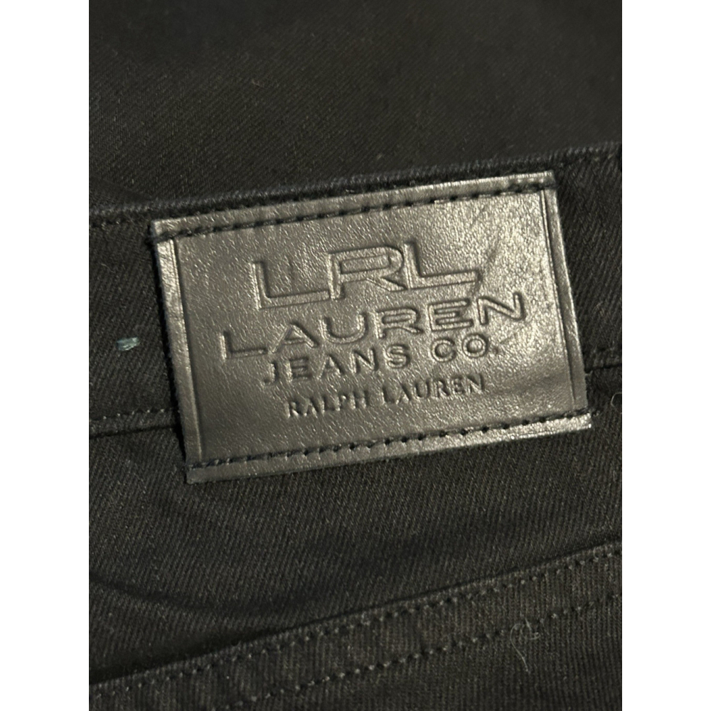 Lauren Ralph Lauren Size 16 Black Jeans Pants Classic straight Five Pocket EUC - Picture 8 of 10